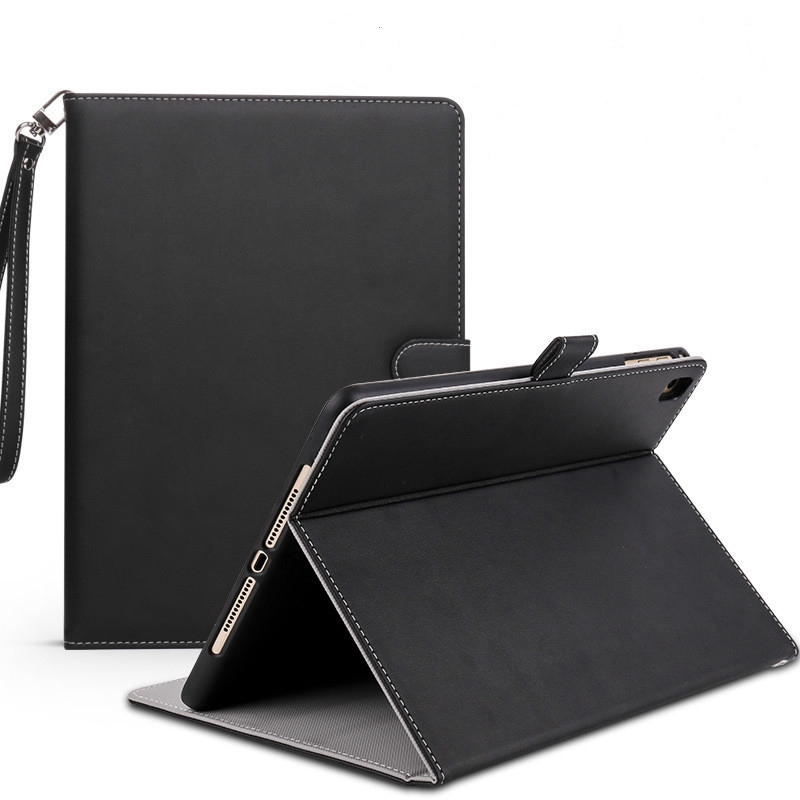 Genuine leather Lanyard soft stand cover for apple ipad mini 1 2 3 4 ...