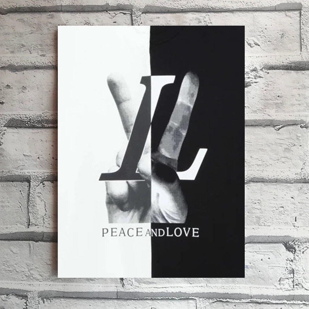 Louis Vuitton Peace And Love Graphic Wall Art Poster Metal Tin Sign Wall Decor Sign Shopee Singapore