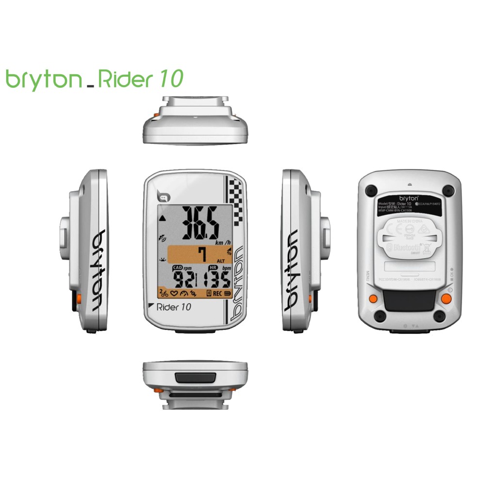 Bryton Rider 10 10c 10e Gps Cycling Bike Computer Bicycle Meter White Shopee Singapore