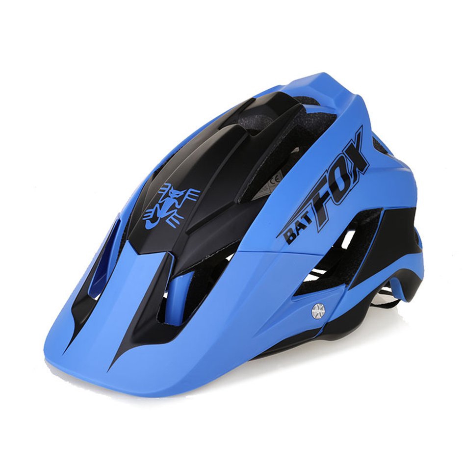 blue cycle helmet