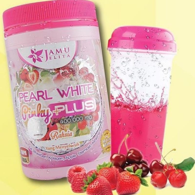 Pearl White Pinky Plus Free Shaker Shopee Singapore