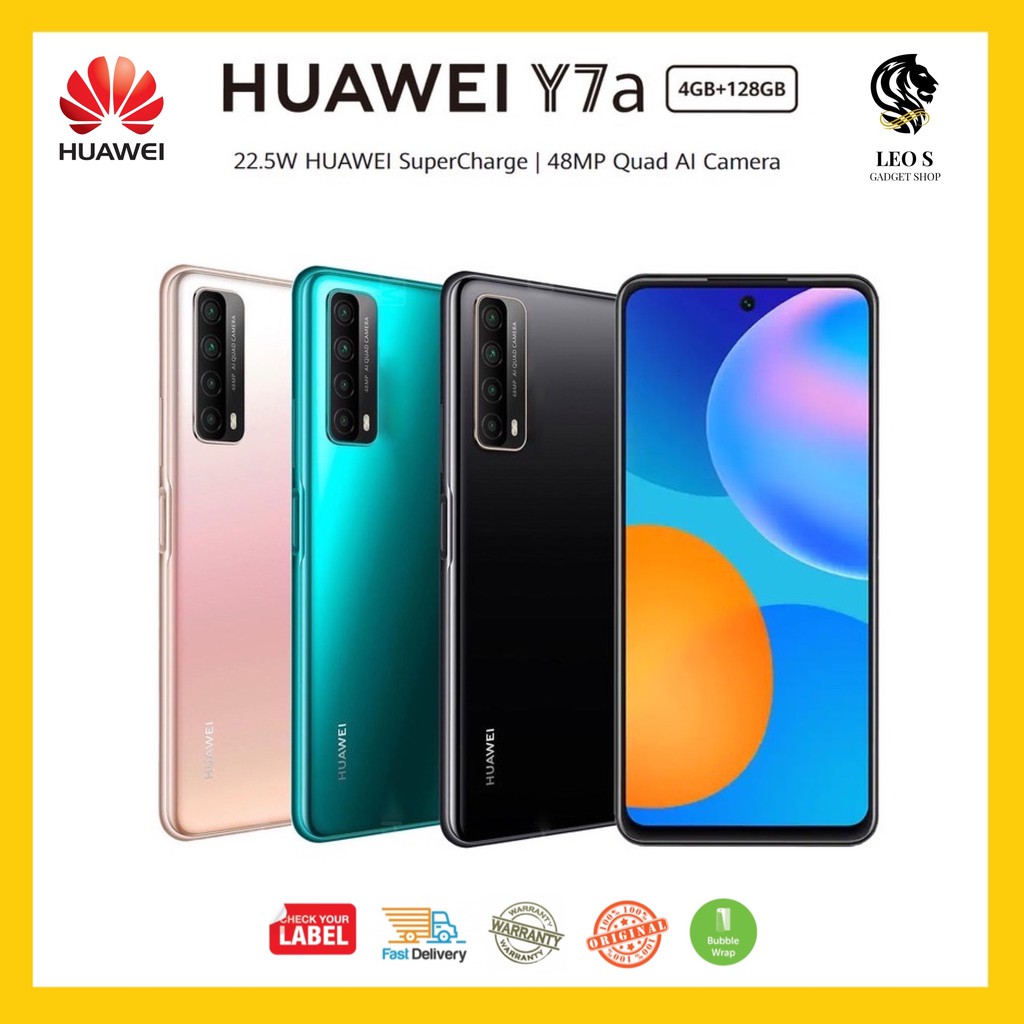 Huawei Y7a 4gb 64gb Original Stock Original Huawei Malaysia Huawei Y7a Shopee Singapore