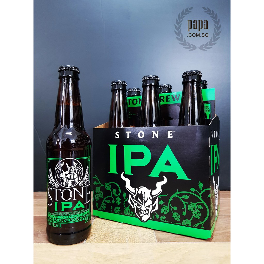 Stone Brewery - Stone IPA - 6 x 355ml Bottles | Shopee Singapore