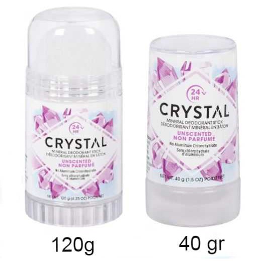 Sg Seller Crystal Body Roll On Deodorant Mineral Deodorant Stick Unscented 40g 1g Shopee Singapore