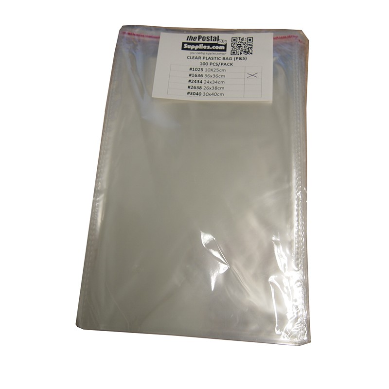 100pcs Clear Adhesive Plastic Bag 1624 A5 Shopee Singapore
