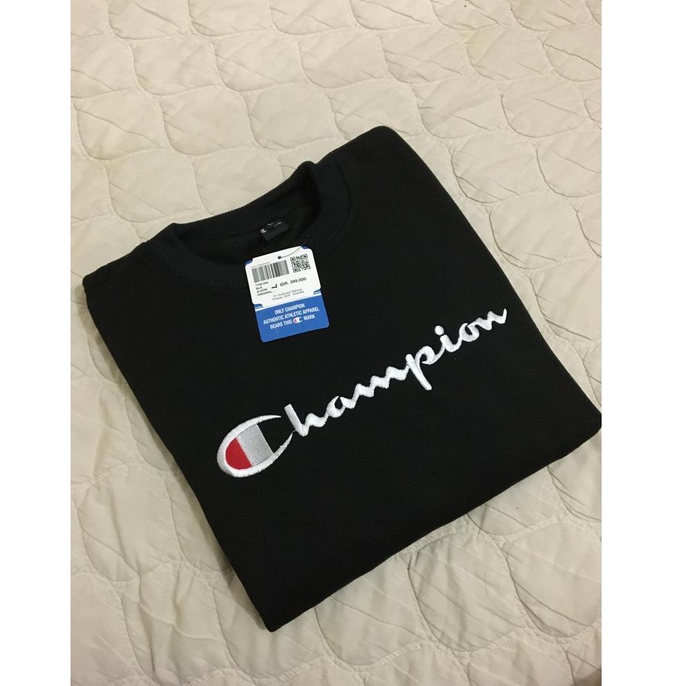 Ciri ciri cheap crewneck champion original