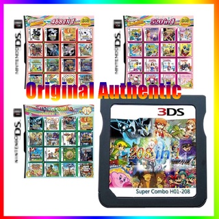 520 468 208 IN 1 Games Card Cartridge Multicart For DS/NDS/NDSL/NDSi/3DS/2DS/XL