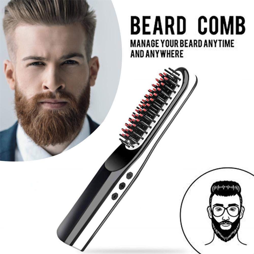 beard straightener cordless