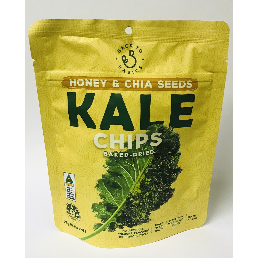 DJ&A Back To Basics Kale Honey & Chia Seeds Chips 20g ...