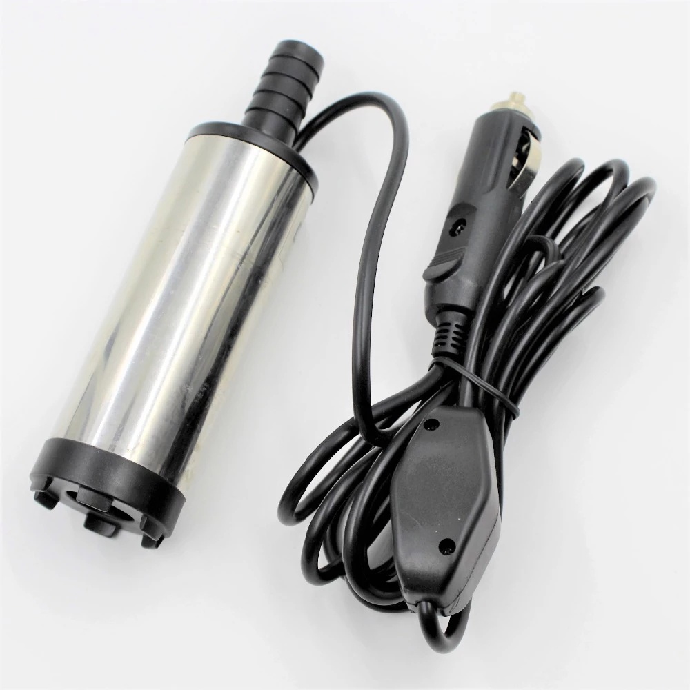 KIPRUN 12V DC Electric Submersible Pump, Electric Water Pump For Pumping Diesel Oil Water Aluminum Alloy Shell 12L/min Fuel Transfer Pump