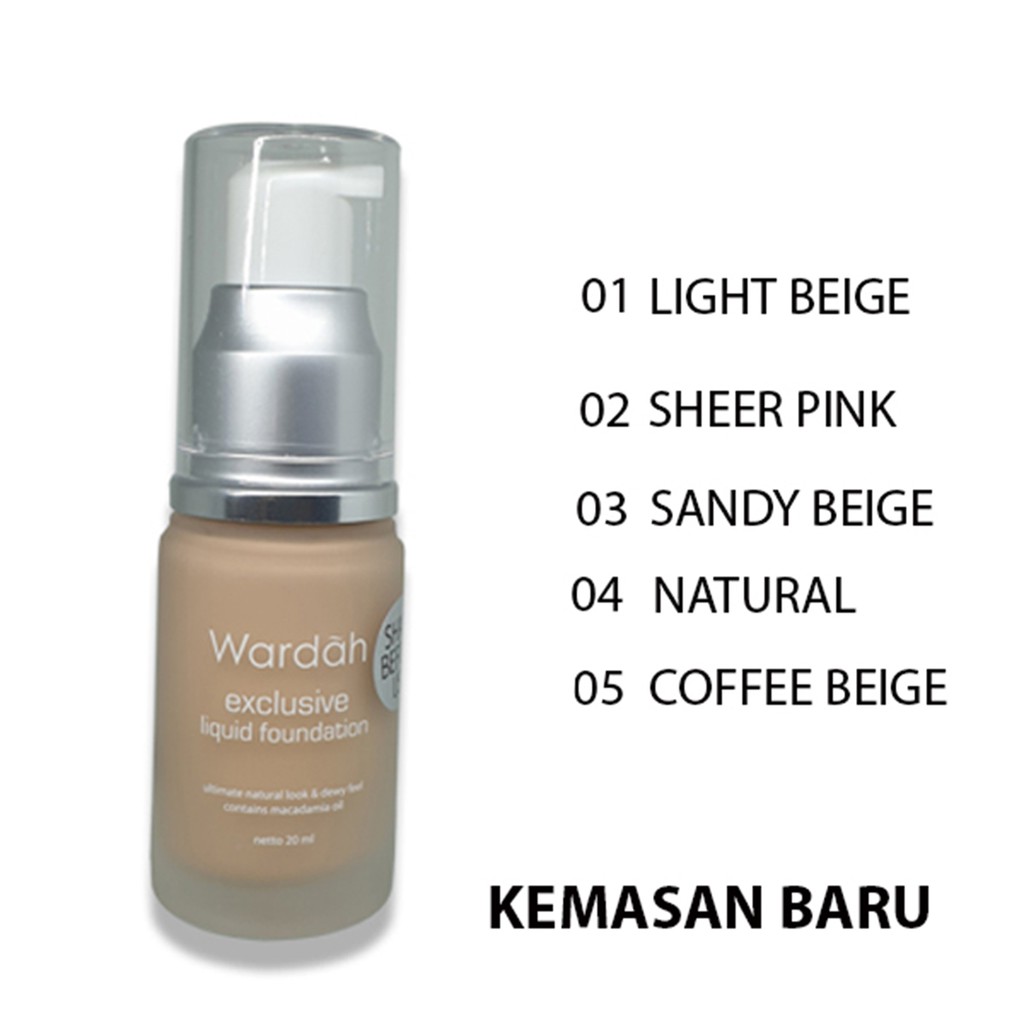 sheer pink wardah foundation
