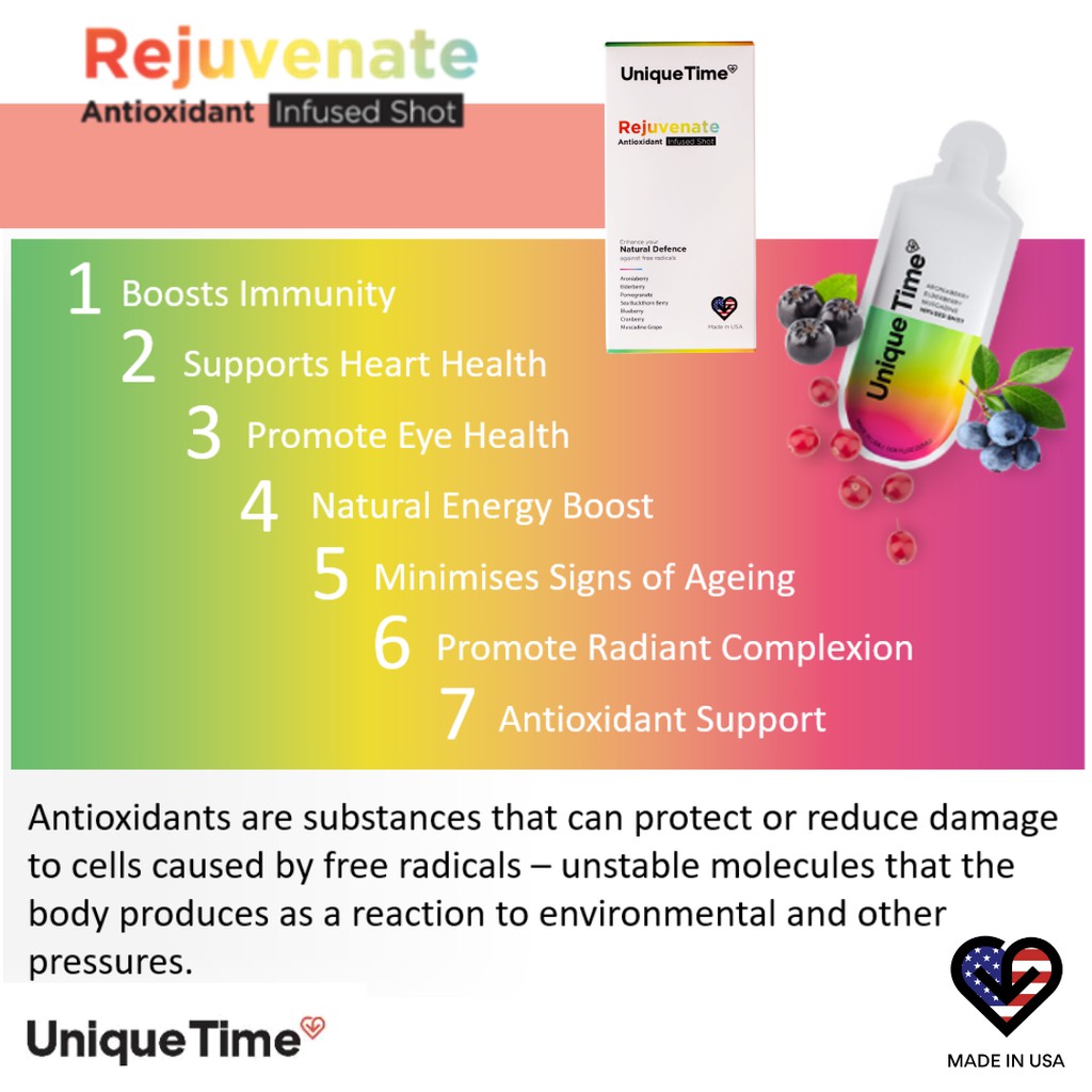 Unique Time Antioxidant Infused Antioxidant Resveratrol Health Drink 32ml Sachets Health & Wellness | Shopee Singapore