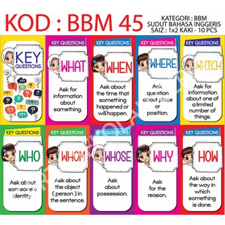 Poster Sudut Bahasa Inggeris Shopee Singapore