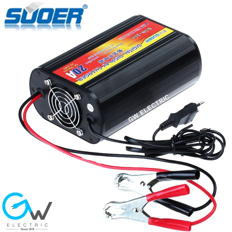 car battery charger shopee