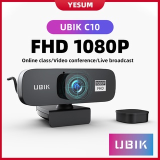 【24H SHIPS】UBIK C10 FHD1080P 2K Online class HD webcam webcam for pc camera laptop Pc camera Pc cam mic microphone