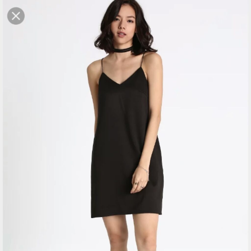 Love Bonito Variera Slip Dress Black Size Xs Cami Camisole Tank Sleeveless  Shift | Shopee Singapore