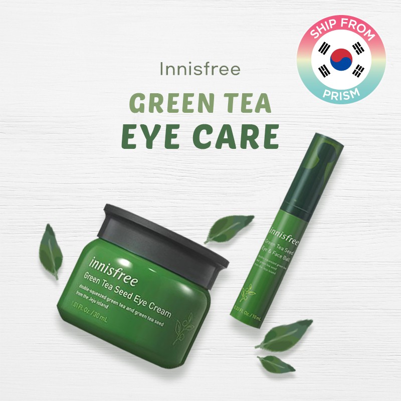 Innisfree Green Tea Eye Care Series Eye Cream Eye Massage Ball Shopee