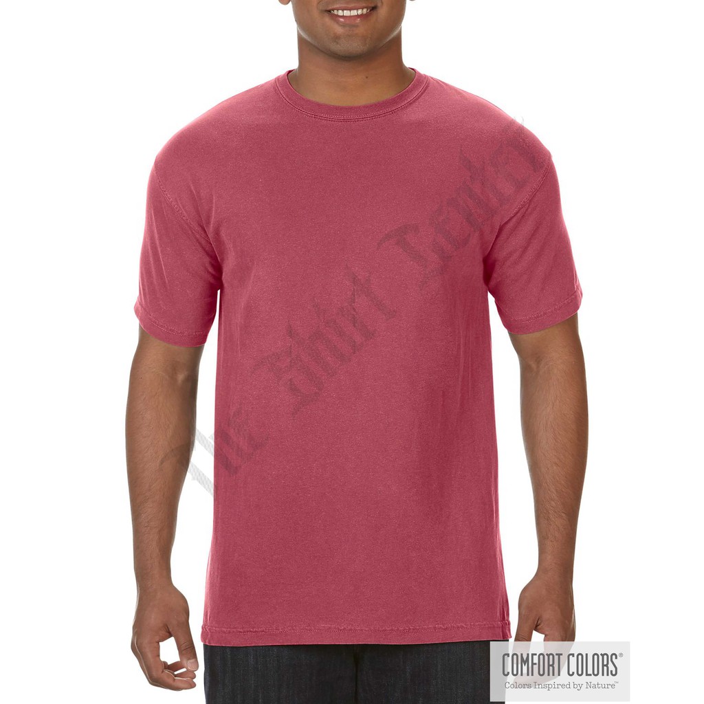 Comfort Colors 1717 Crimson Adult Tee Shopee Singapore