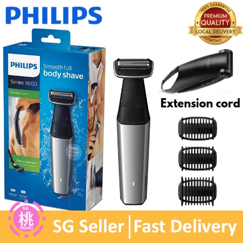 philips series 5000 showerproof body groomer with back attachment
