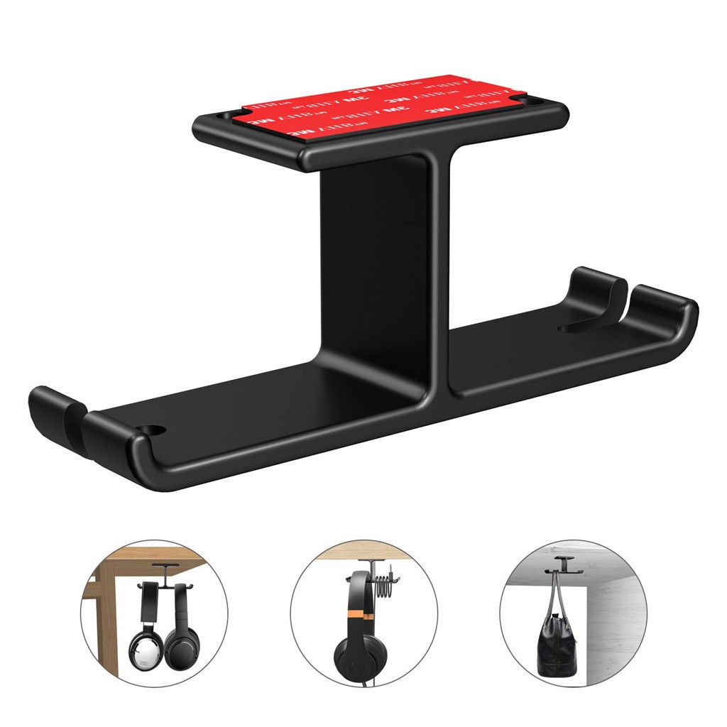 headset stand under desk