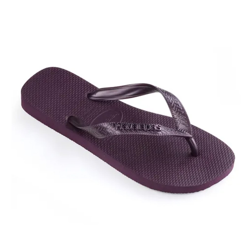 havaianas aubergine metallic