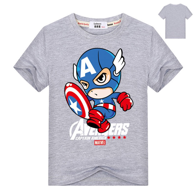 boys captain america shirt