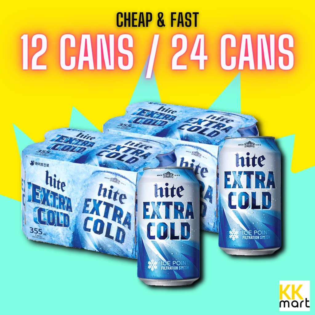 Cheapest 12 Can Bundle Hite Beer Extra Cold 355ml X 12 24can Shopee Singapore