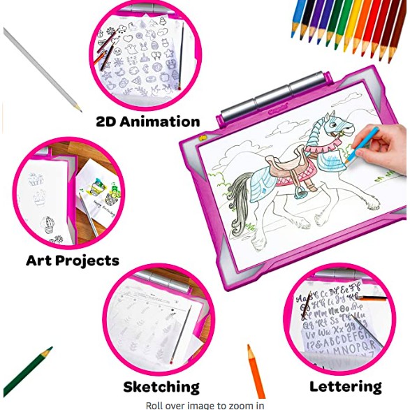 crayola tracing pad pink