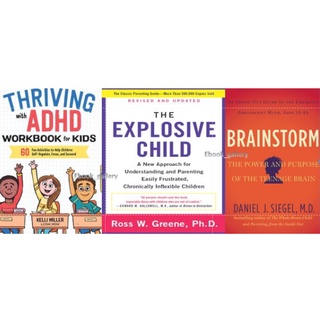 (3in 1 collection)🤯Brainstorm🤯 | Thriving with ADHD 📖Workbook for 🧒Kids | The Explosive 🧒Child