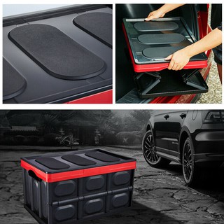 LOACL SELLER FREE SHIPPING Foldable Car Storage Box Car Trunk Folding Storage Box 55l Storage Box Collapsible Bucket