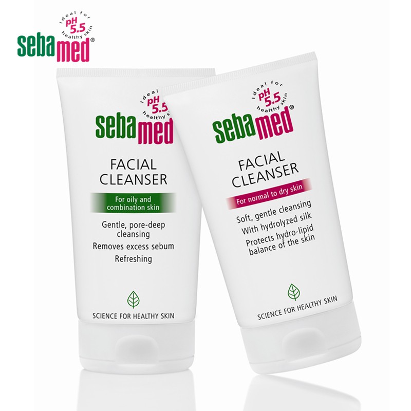 Sebamed Facial Cleanser 150ml [Oily to Combination Skin/ Normal to Dry ...