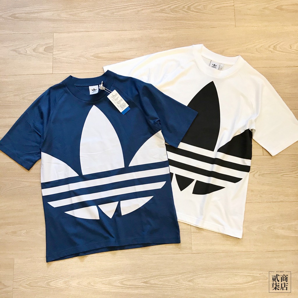 adidas oversized trefoil tee