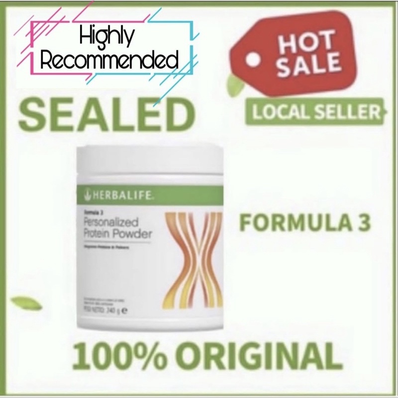 Herbalife formula 3 protein powder(sg stock) Shopee Singapore