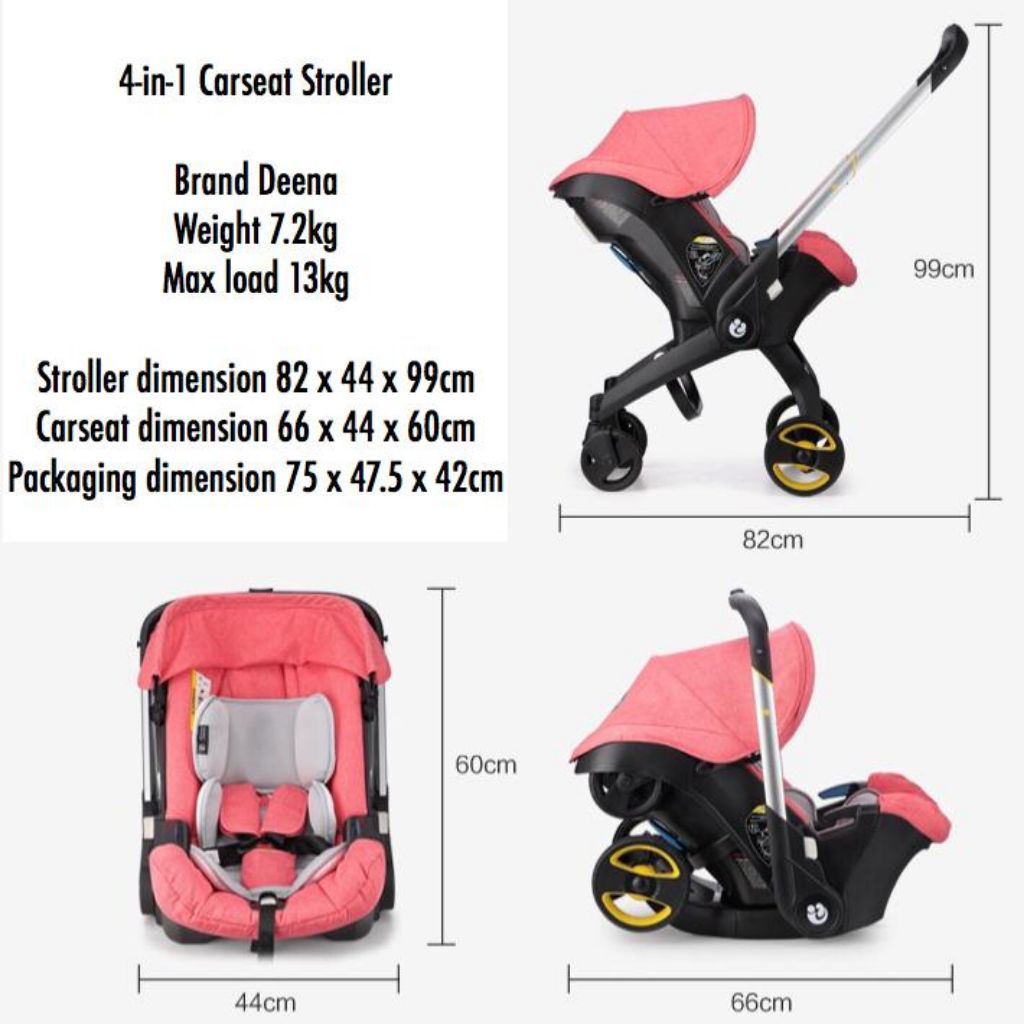 newborn girl carseat and stroller