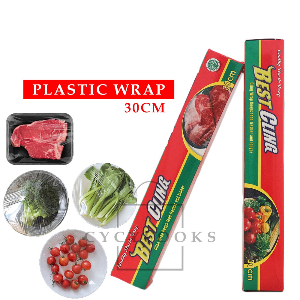 Food Grade Plastic Wrapping Roll Best Cling Food Wrap Plactic Wrap Cm X M Shopee Singapore