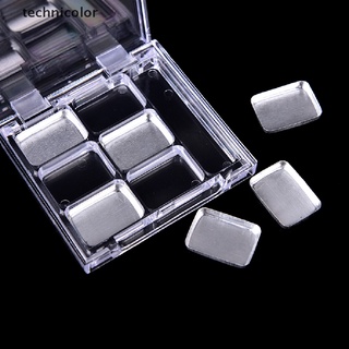 【TESG】 Empty 6 Square Grids Eyeshadow Lip Powder Box Case Cosmetic Packing+Palette Hot #2