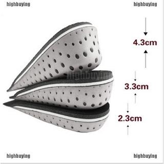 Unisex Insole Heel Lift Insert Shoe Pad Height Increase Cushion Taller