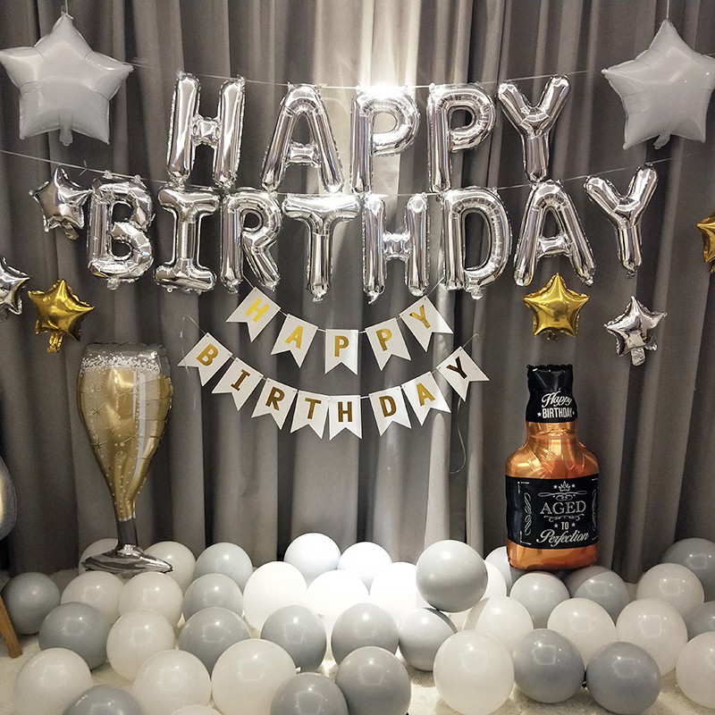 Happy Birthday Party Event Decoration Pack Shopee Singapore