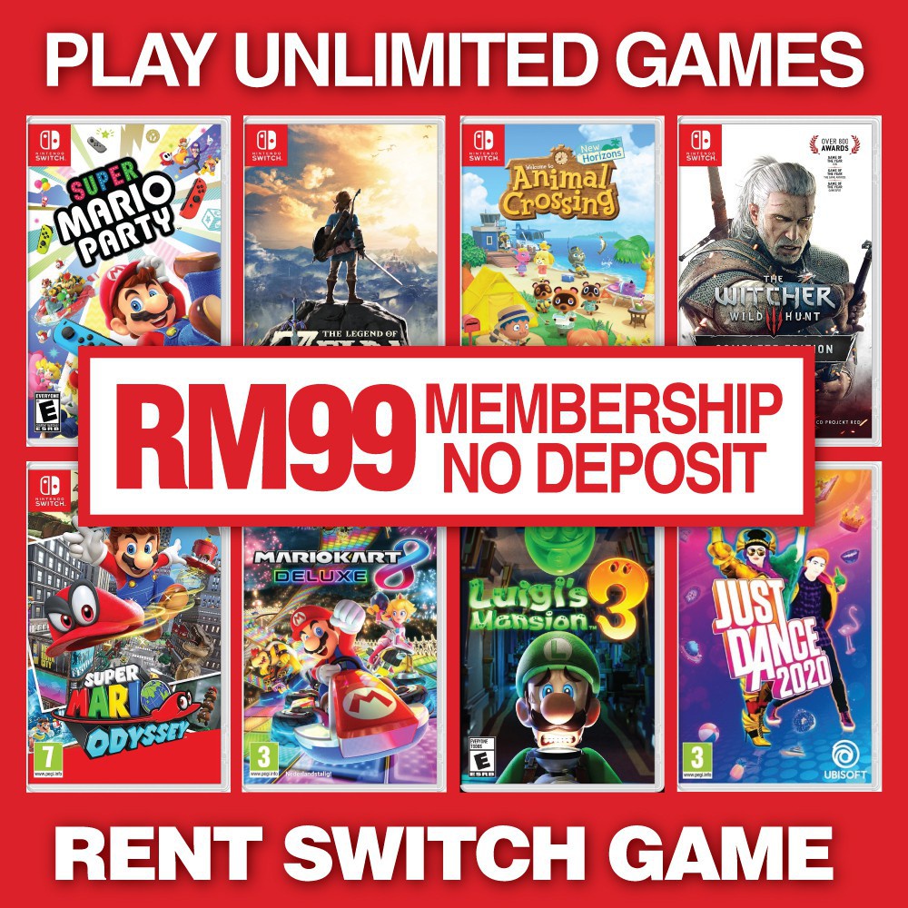 Ready Stock ☆Rent Nintendo Switch Games Lifetime Membership - Animal  Crossing/Zelda/Mario/Luigi/Pokemon/Online | ACCEPT | Shopee Singapore