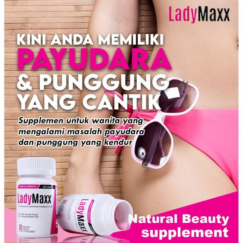 Tiktok Hot Style Ladymaxx Original Hq Formula Up Breast Size Breast Bontot Miss V Haid Is Not Are Large Pun Shopee Singapore