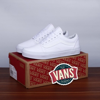 PUTIH PRIA Vans OLDSKOOL Shoes FULL WHITE PREMIUM SNEAKERS Classic Shoes Men PREMIUM Shoes Women WHITE POLOS