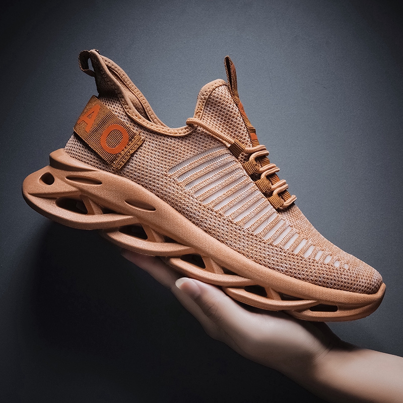 Wear Resistant And Non Slip Men S Shoes Outdoor Sports Shoes Light Running Shoes Soft Casual Shoes Mesh Breathable Sneakers Shopee Singapore