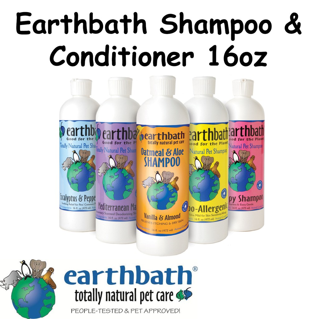 Earthbath Shampoo & Conditioner 16oz Shopee Singapore