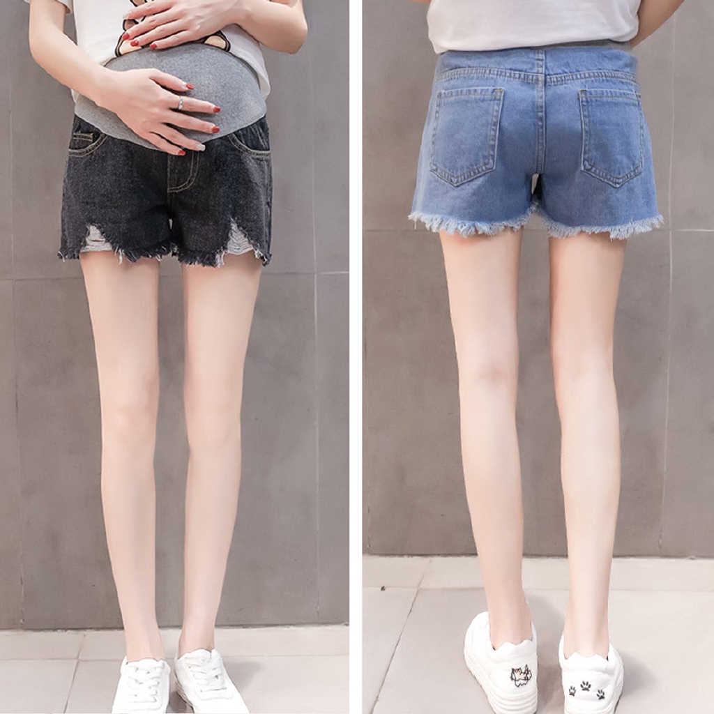 short maternity jeans