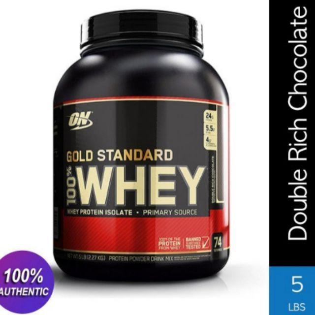 Shop Malaysia On Gold Standard Whey 5lbs Optimum Nutrition Whey Protein Powder Lean Muscle Solid Body Shopee Singapore