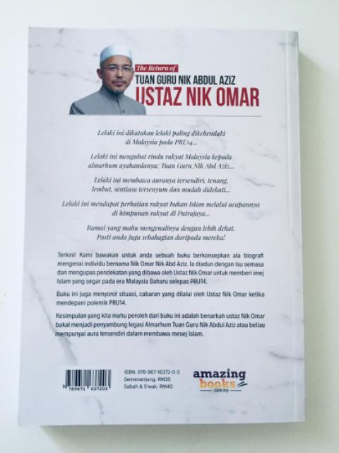 Ready Stock Buku The Return Of Tuan Guru Nik Abdul Aziz Shopee Singapore