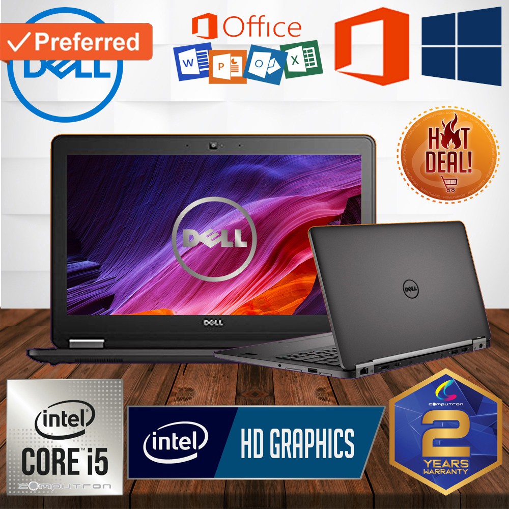Dell Latitude E7270 Ultrabook Core I5 60u Skylake 16gb Ddr4 Ram 512gb Ssd 12 5 Inch W10pro 2 Year Warranty Shopee Singapore