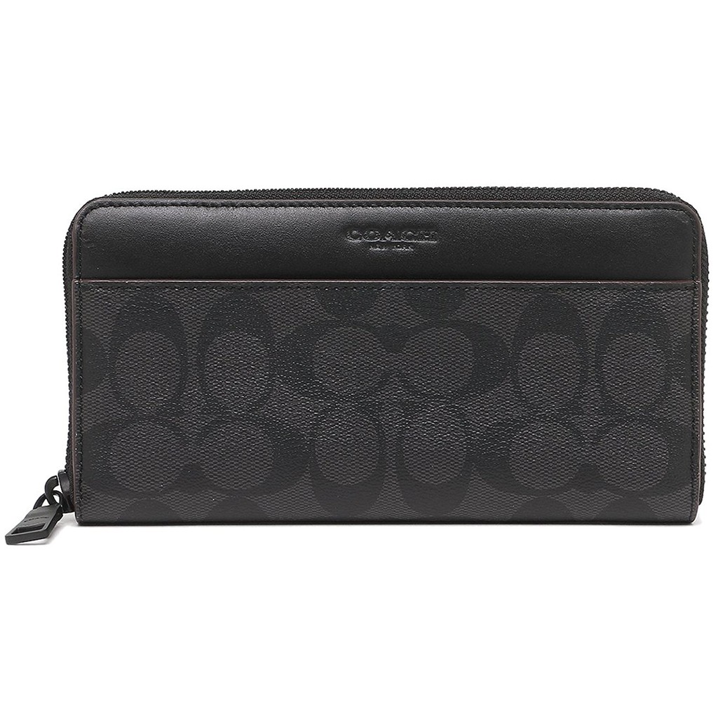 Coach Accordion Wallet In Coated Signature PVC (F25517) | Shopee Singapore