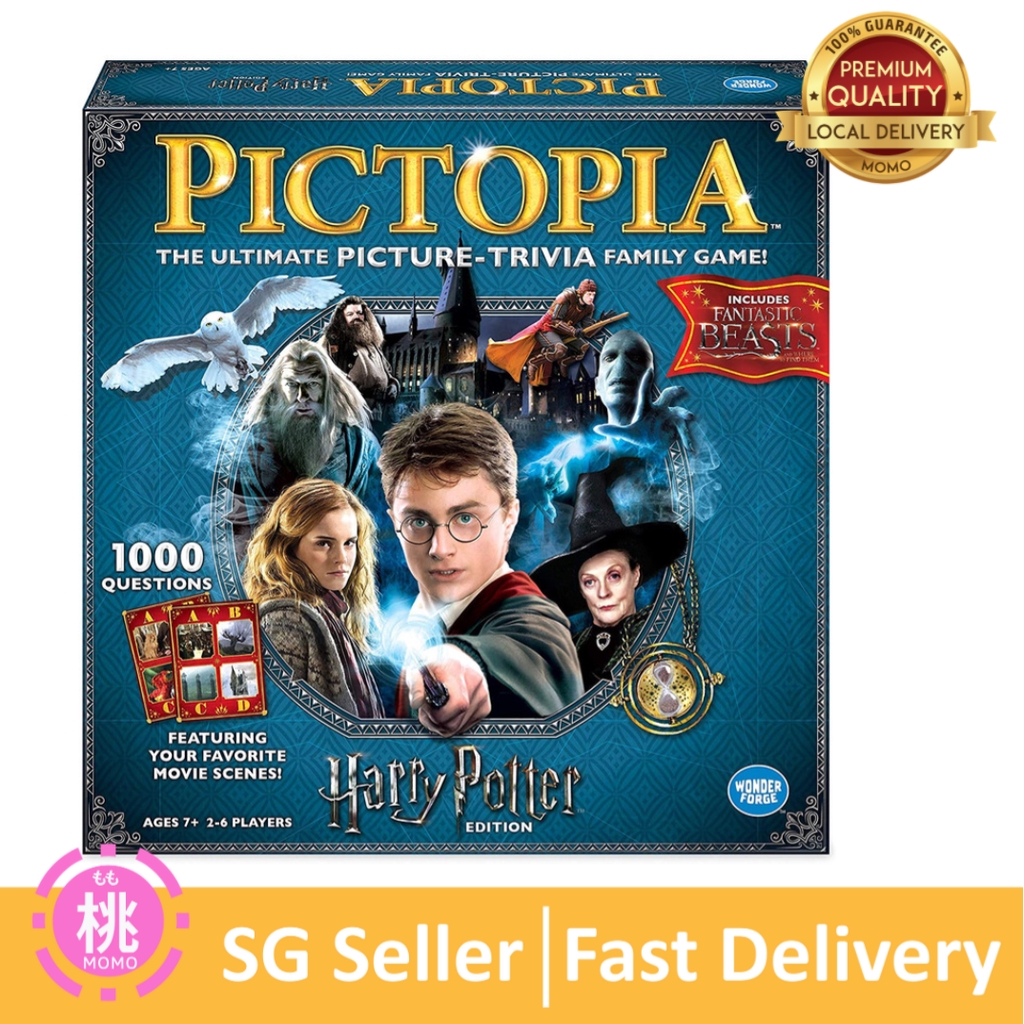 Pictopia Family Trivia Game Disney Or Harry Potter Edition Shopee Singapore