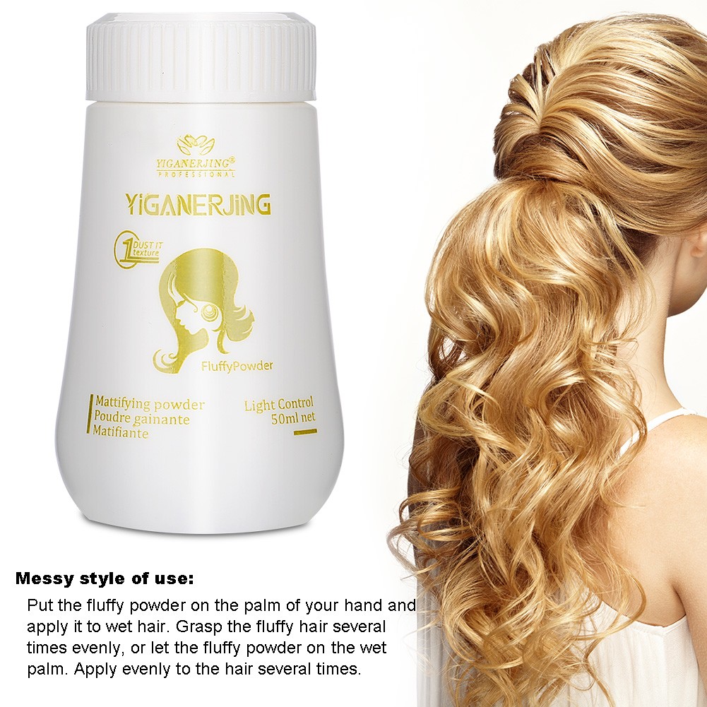 Modeling Styling Powder Increases Hair Volume Captures Fluffy Powder Haircut Shopee Singapore